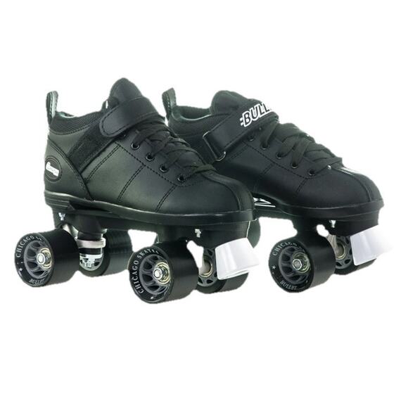 New Chicago Bullet Quad Speed Roller Skates Men’s Sz 2 / W’s Sz 3 Indoor/Outdoor - Picture 4 of 5